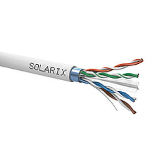 Kabel instalační Solarix CAT6 FTP stíněný PVC metráž