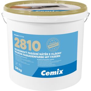 Nátěr fasádní silikonový Cemix 2810 s vlákny 24 kg