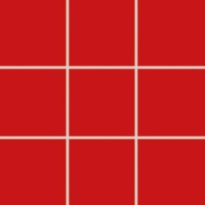 Dlažba Rako Color Two 10×10 cm červená lesklá GAA0K359