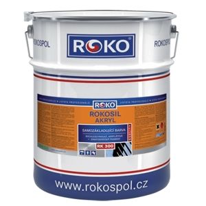Barva samozákladující Rokosil akryl 3v1 RK 300 černá 3 l