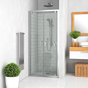 Dveře sprchové dvoukřídlé Roth LLDO2 700 mm, LEGA LINE, Transparent