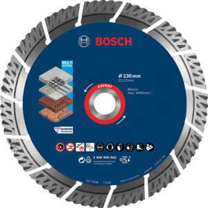 Kotouč řezný DIA Bosch Expert MultiMaterial 230×22,23×2,4×15 mm