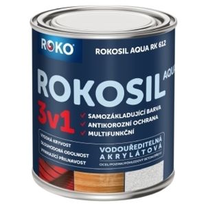 Barva samozákladující Rokosil Aqua 3v1 RK 612 bílá, 0,6 l