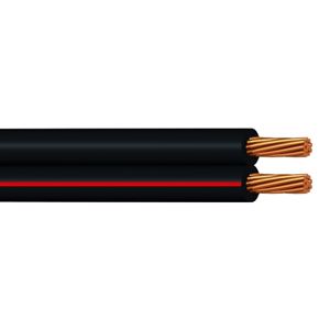 Kabel flexibilní CYH V03VH-H 2× 1,5 metráž černá, červená