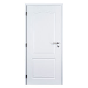 Dveře plné profilované Doornite Claudius bílé levé 600 mm