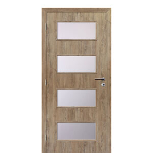 Dveře interiérové Solodoor SMART 17 pravé šířka 600 mm dub alpský