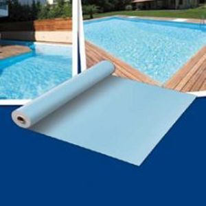 Fólie bazénová z PVC-P Alkorplan 1000 světle modrá tl. 1,5 mm šířka 1,65 m (41,25 m2/role)