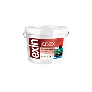 Barva akrylátová Stachema Exin Latex bílá, 7 kg