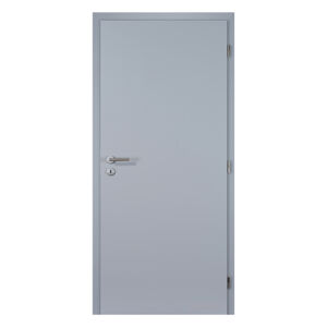 Dveře plné hladké Doornite DTD CPL šedé pravé 600 mm
