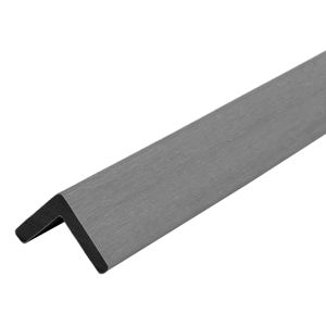 Lišta L dřevoplastová DŘEVOplus PROFI grey 40×40×2000 mm