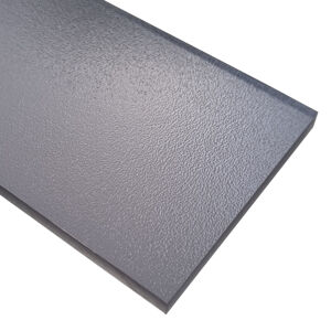 Deska polykarbonátová plná strukturovaná TEX 6 2UV grey 1 400×5 500 mm
