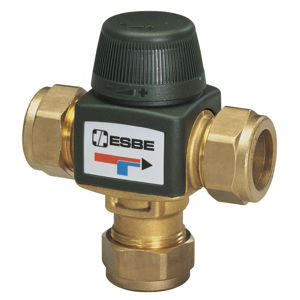 Ventil termostatický směšovací ESBE VTA 313, 22 mm, 30 – 70 °C, Kvs 1,5 m3/hod
