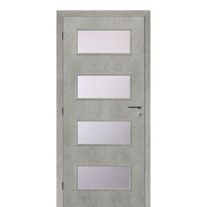 Dveře interiérové Solodoor SMART 17 levé šířka 800 mm beton