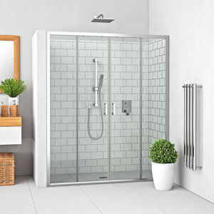 Dveře sprchové Roth LLD4 1 100 mm brillant/transparent