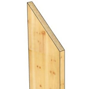 Plotovka dřevěná šikmina jednostranná 18×89×1800 mm