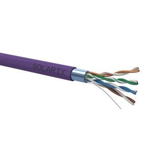 Kabel instalační Solarix CAT5e FTP stíněný LSOH 305 m/bal.