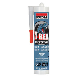 Lepidlo montážní Soudal T-REX CRYSTAL 290 ml