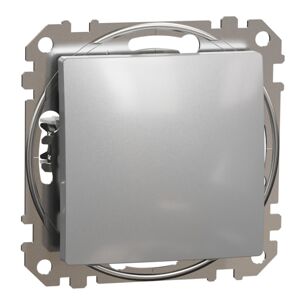 Tlačítko střídavé řazení 6/0 Schneider Sedna Design aluminium
