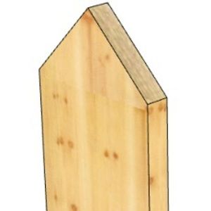 Plotovka dřevěná šikmina oboustranná 18×89×1000 mm