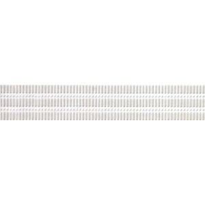 Listela Rako Remix 4,3×25 cm bílá WLAH5015