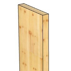 Plotovka dřevěná rovná 18×89×1800 mm